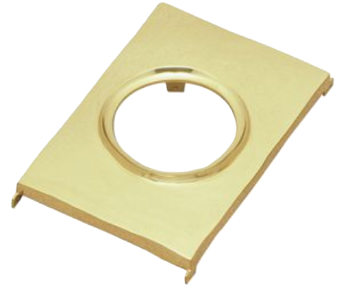Newspaper Holder - Polished Brass - 165mm x 240mm