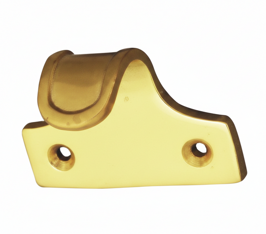 Sash Lift Ribbed - Polished Brass - 30mm