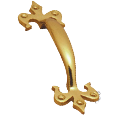 Pull Handle - Polished Brass - 100mm