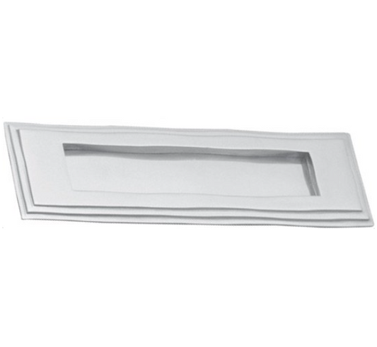 Letter Plate Edged - Chrome Plated - 90mm x 280mm