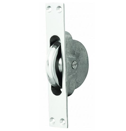 Sash Cord Pulley Bearing Mechanism - Chrome Plated