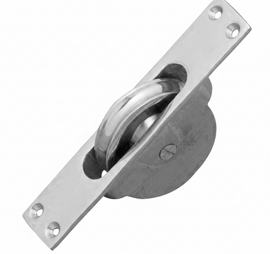 Sash Cord Pulley - Chrome Plated - 125mm