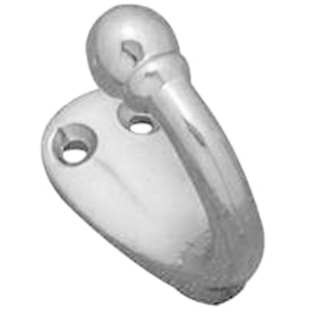 Single Hook - Chrome Plated