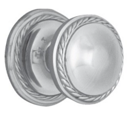 Centre Door Knob Georgian - Polished Chrome