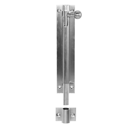 Barrel Bolt 25mm Throw - Chrome Plated - 200mm