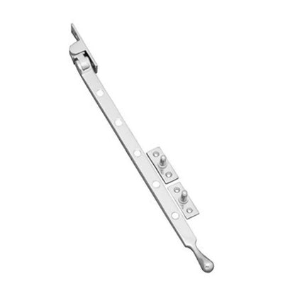 Casement Window Stay, Ribbed End/Pineapple - 300mm