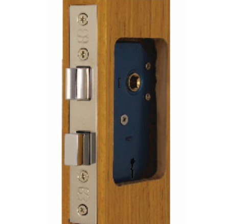 High Security Skeleton Key Entrance Lock 57mm C/C - 45mm & 60mm Backset