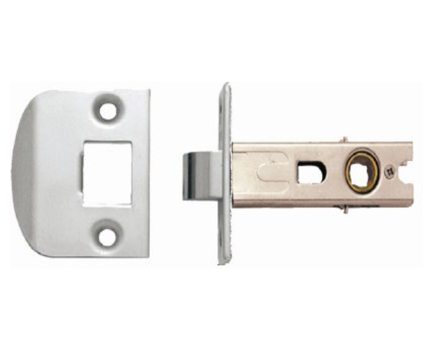 Tubular Latch Single Spring - 45mm Backset