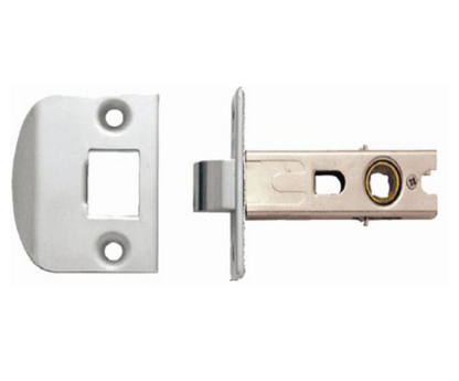 Tubular Latch Single Spring - 45mm Backset