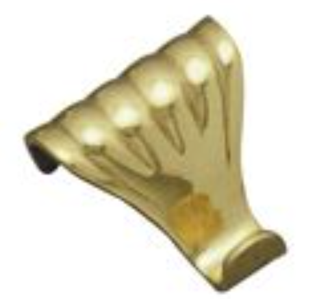 Picture Hook - Polished Brass - 35mm x 45mm