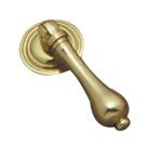 Tear Drop Drawer Pull - Polished Brass - 52mm