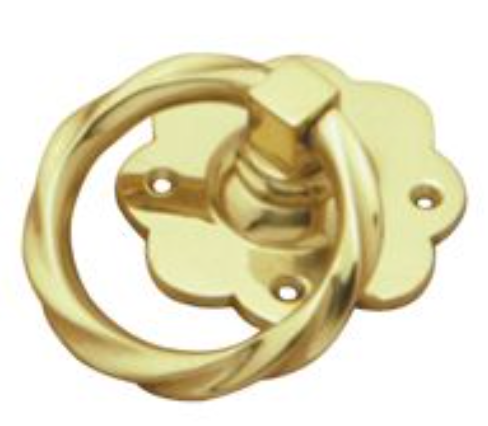 Gate Ring - Polished Brass - 70mm