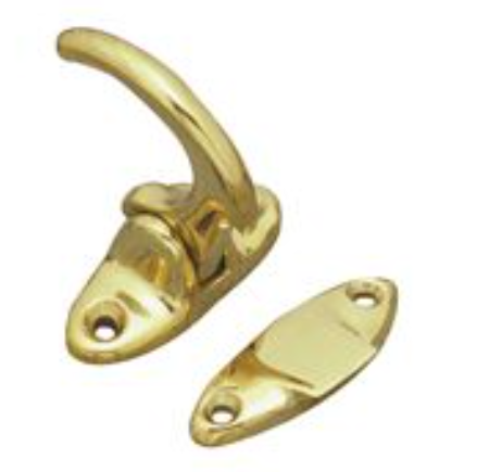 Spur Catch - Polished Brass