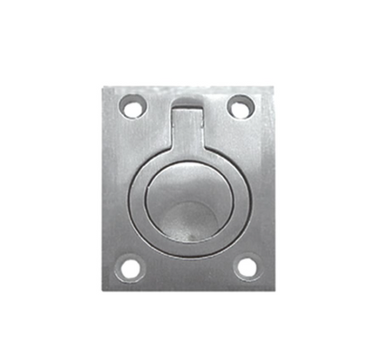 Square Flush Ring Polished - 45mm x 62mm