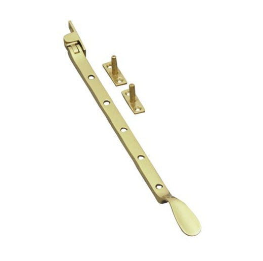 Casement Stay - Polished Brass - 200mm