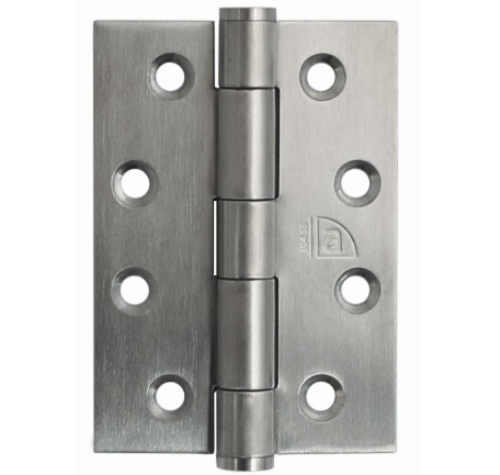 Butt Hinge Fixed Pin - Stainless Satin Steel - 85mm x 60mm x 2mm