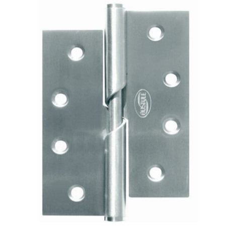 Self Closing Hinge - Left Hand - Stainless Satin Steel - 100mm x 76mm
