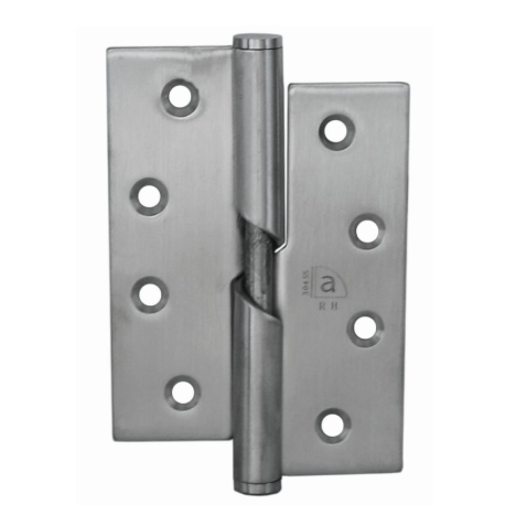 Self Closing Hinge - Right Hand - Stainless Satin Steel - 100mm x 76mm