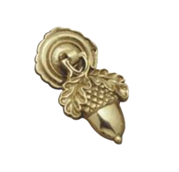 Drop Handle Pineapple - Polished Brass - 60mm x 40mm