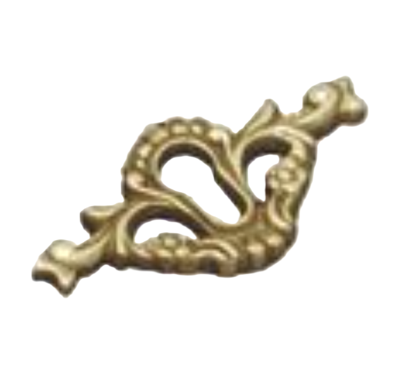Escutcheon - Polished Brass, 28mm x 55mm