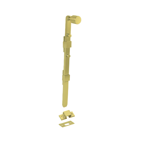 Panic Bolt Conceal Fixing - Polished Brass - 600mm