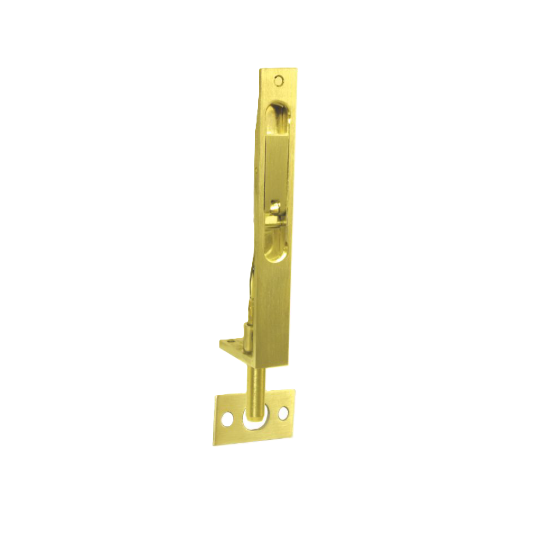 Flush Bolt - Polished Brass - 150mm