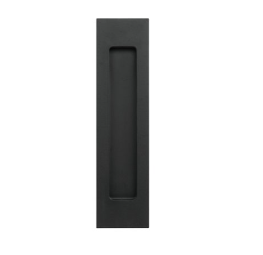 Flush Pull 304SS - Matt Black - 220mm x 55mm