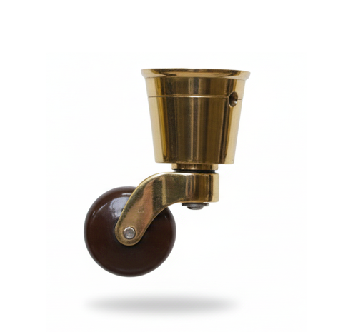 Cup Castor Brown Ceramic - 38mm