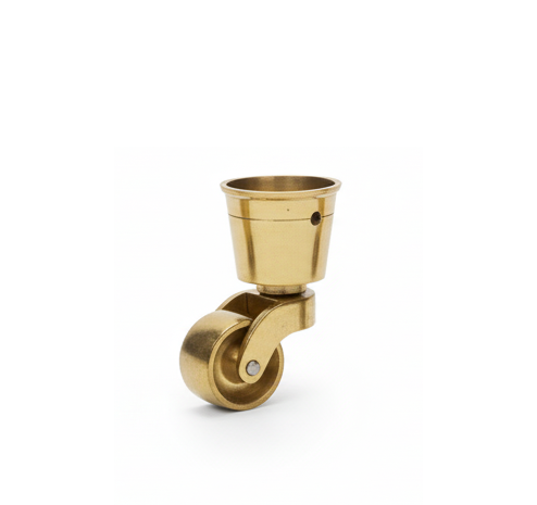 Cup Castor Brass - 32mm