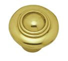Cupboard Knob Dome Per 2 - Polished Brass - 38mm