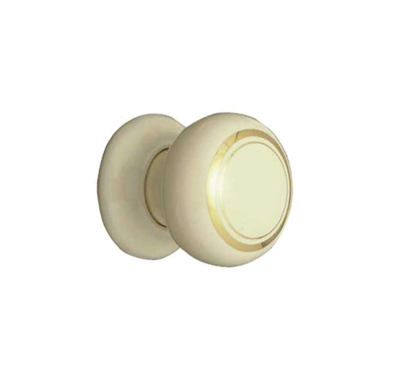 Porcelain Knob White - 32mm