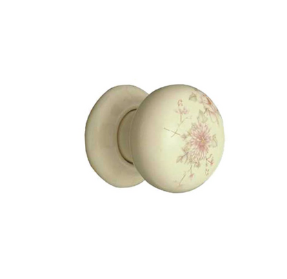 Porcelain Knob White - 32mm