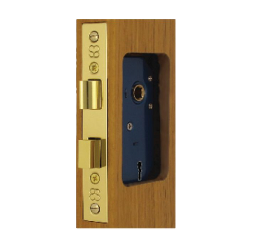 High Security Skeleton Key Entrance Lock 57mm C/C - 45mm & 60mm Backset