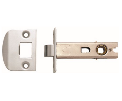 Tubular Latch Double Spring - 60mm Backset