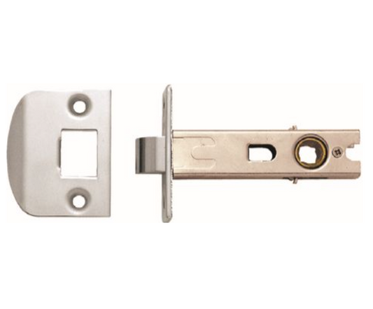 Tubular Latch Double Spring - 60mm Backset