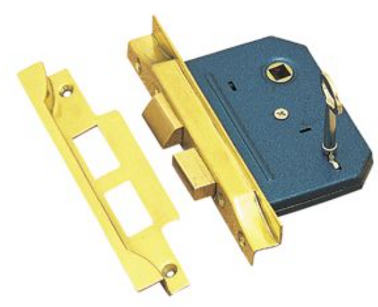 High Security Skeleton Key Entrance Lock 57mm C/C - 45mm & 60mm Rebated Backset