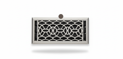 Vent with Damper Brushed Nickel