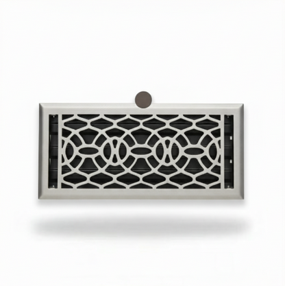 Vent with Damper Brushed Nickel