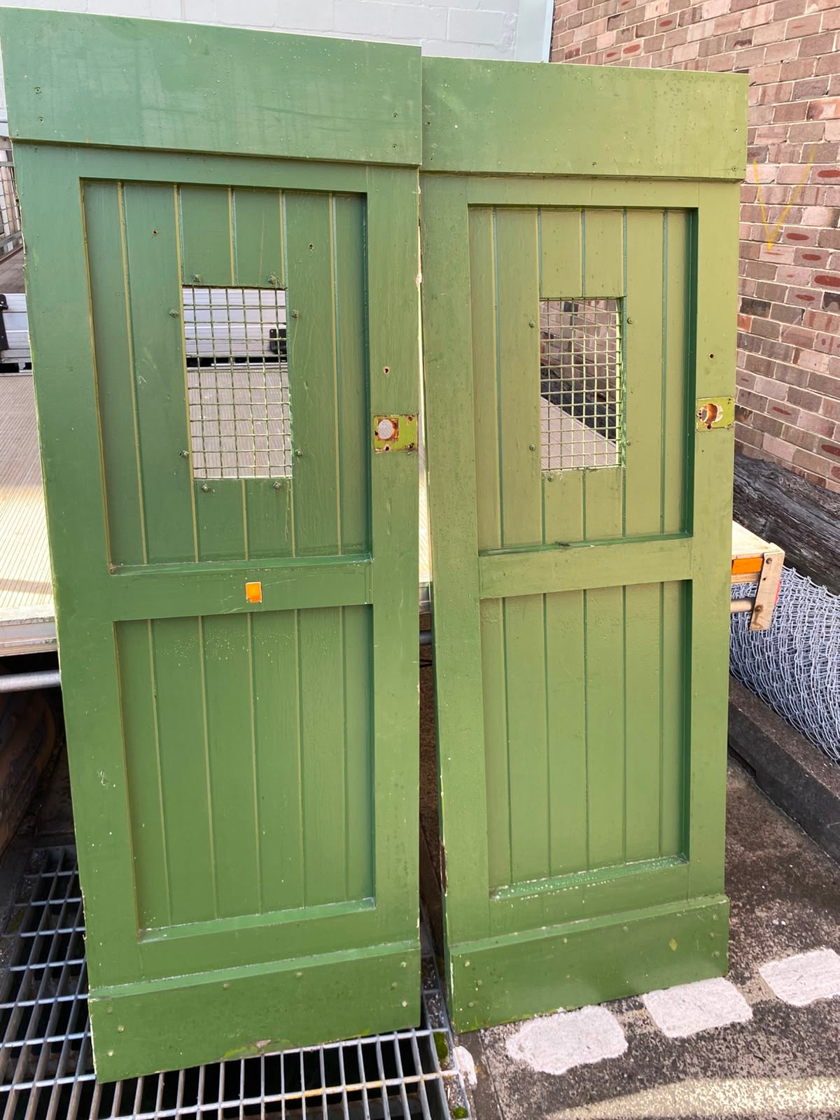 Set of 13 Framed and Boarded Doors