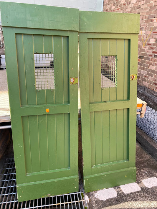 Set of 13 Framed and Boarded Doors
