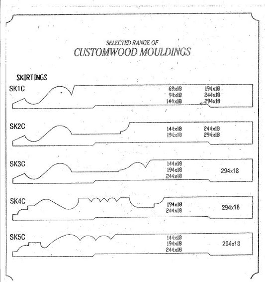 Customwood Mouldings Colonial Federation Edwardian Georgian Victorian Timber Sydney