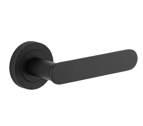 Bronte Lever - Round Rose - Matt Black