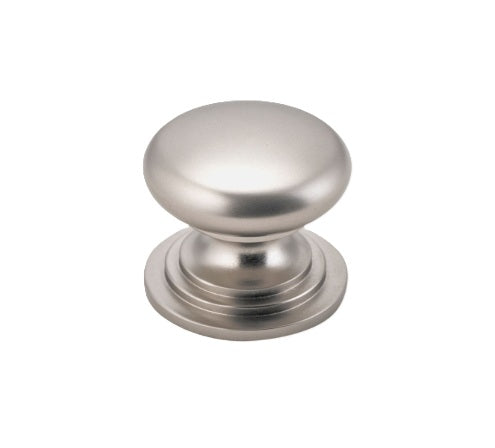 Sarlat Cupboard Knob - P27xD32mm - Satin Nickel