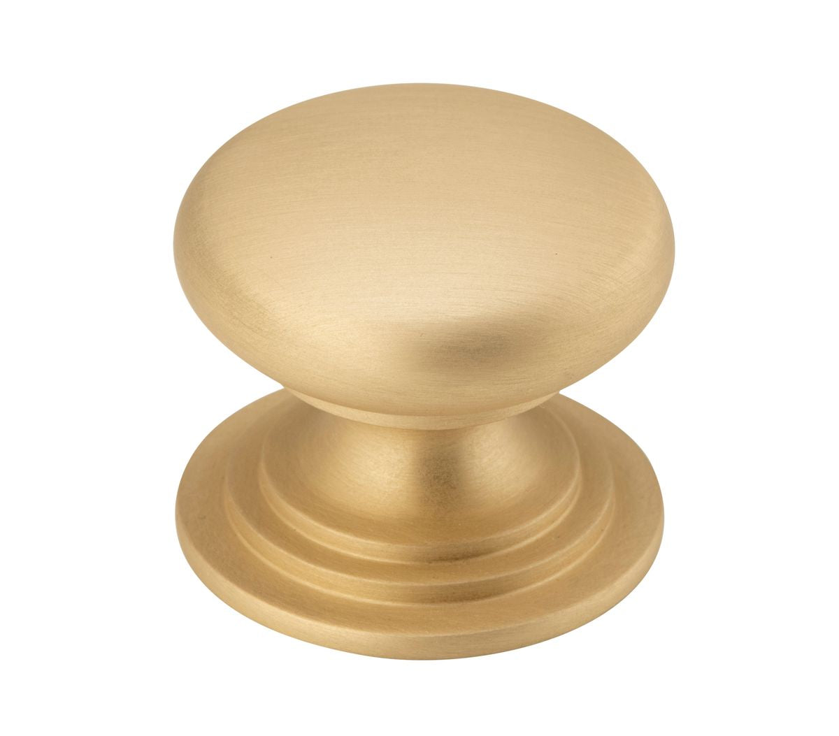 Sarlat Cupboard Knob - P32xD38mm - Brushed Brass