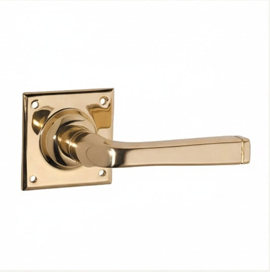 Menton Lever - Square Rose Backplate