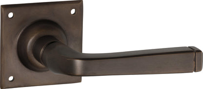 Menton Lever - Square Rose Backplate