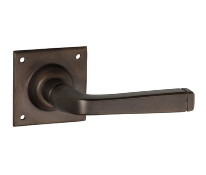 Menton Lever - Square Rose Backplate