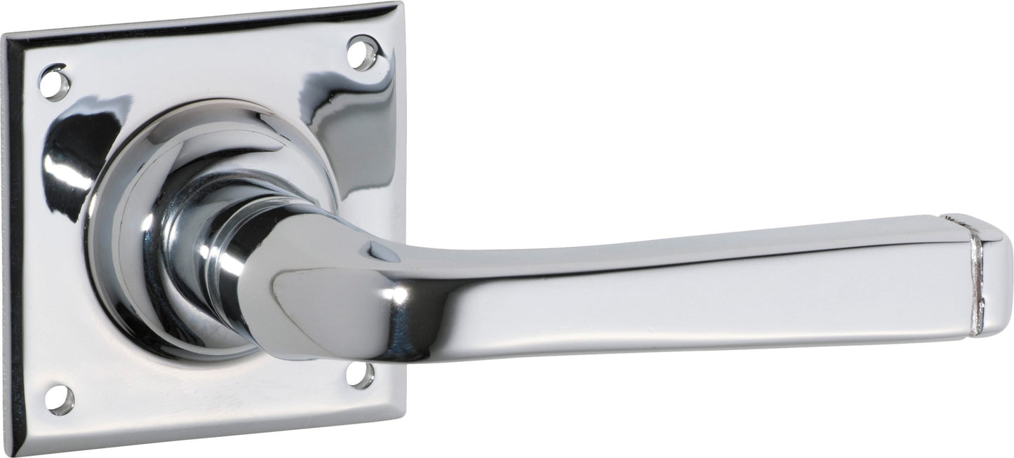 Menton Lever - Square Rose Backplate