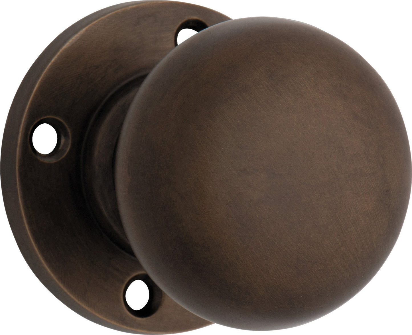 Retro Fit Mortice Knob - Rose Round Backplate