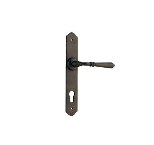 Reims Lever Euro - 85mm, Antique Brass